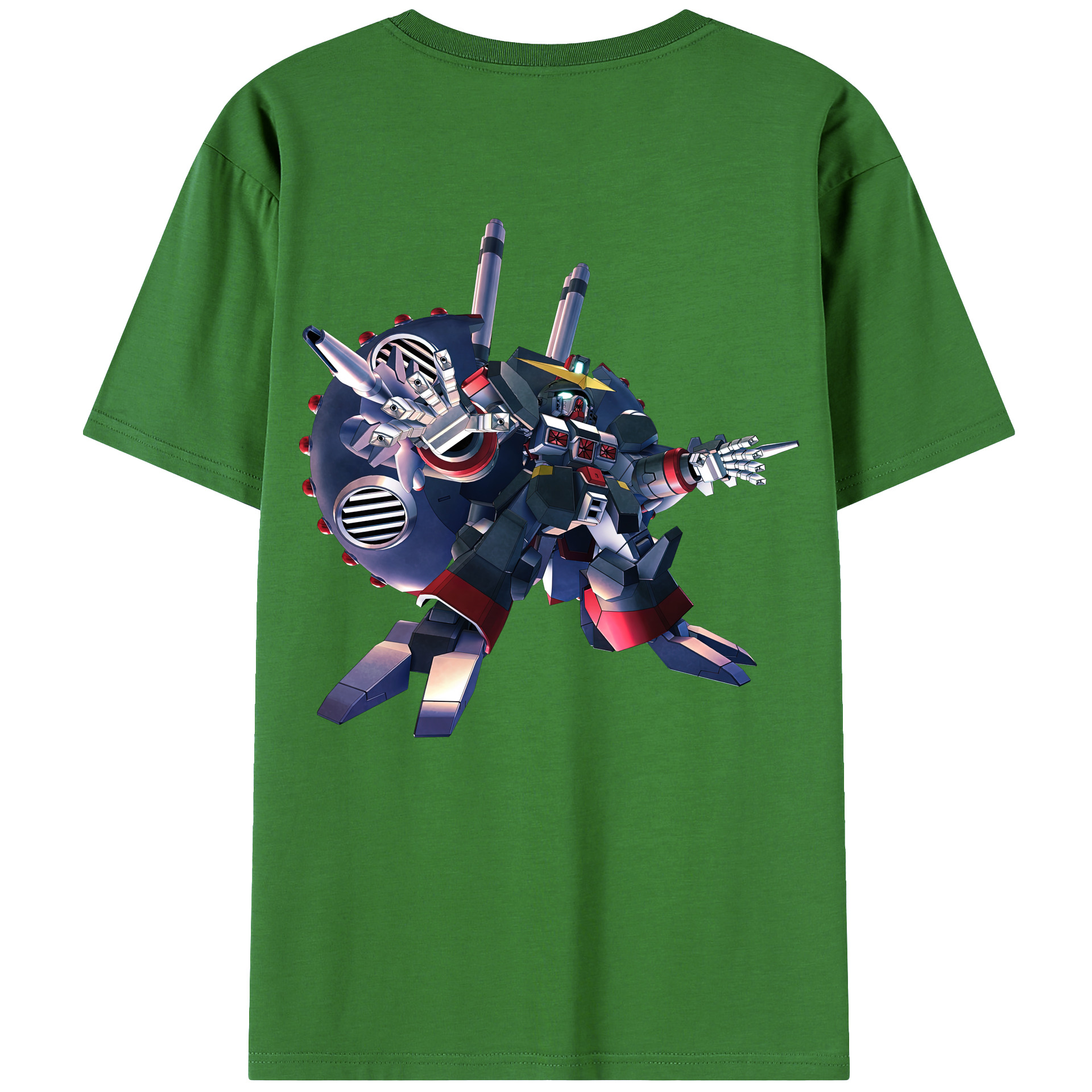 （画像用） 機動戦士ガンダム Mobile Suit Gundam レディース半袖Tシャツ(バックプリント)